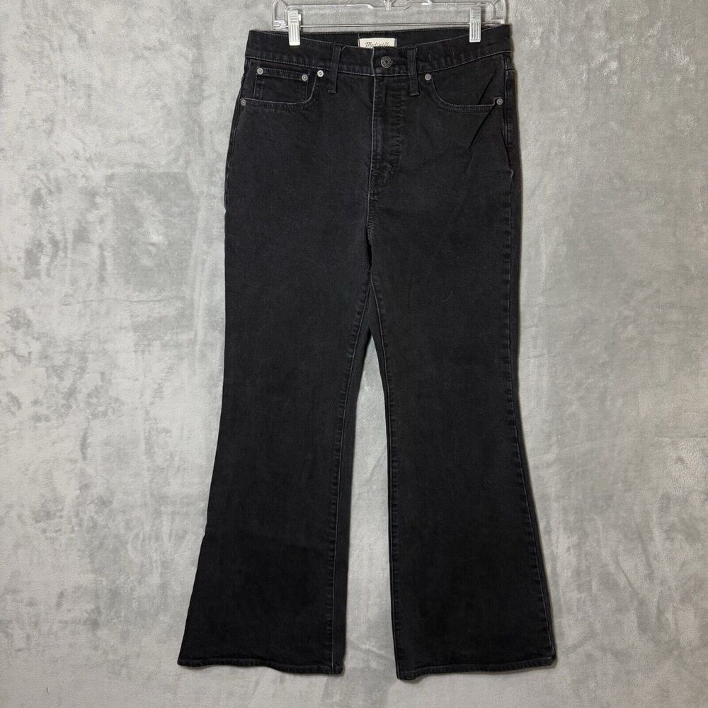 Madewell Black Flare & Wide Leg Jeans